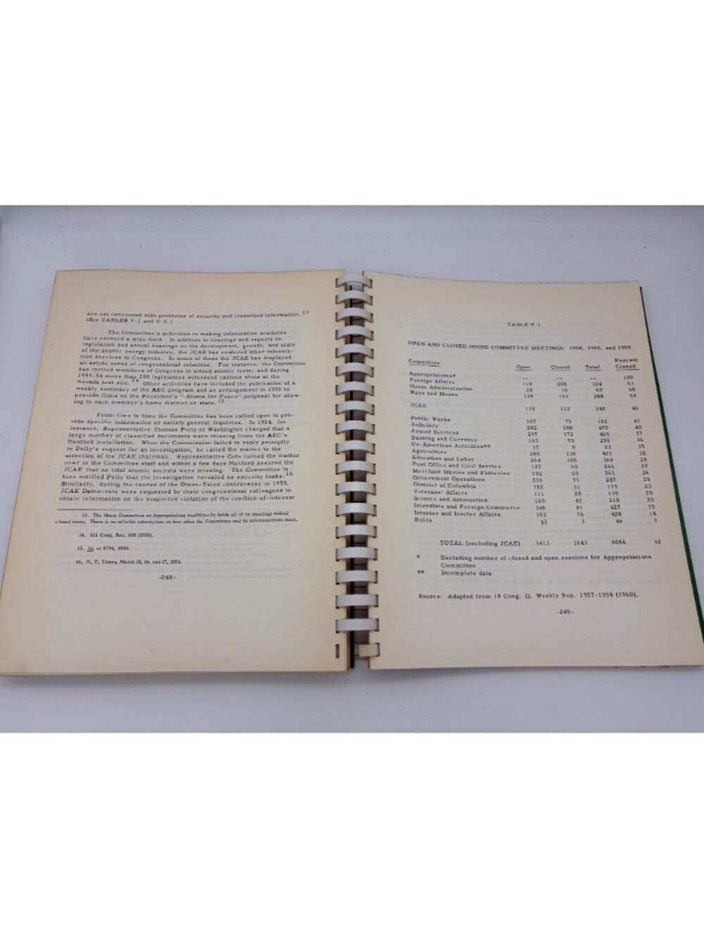 1961 Joint Committee on Atomic Energy Government Power Green Rosenthal GWU Study - Picture 7 of 13